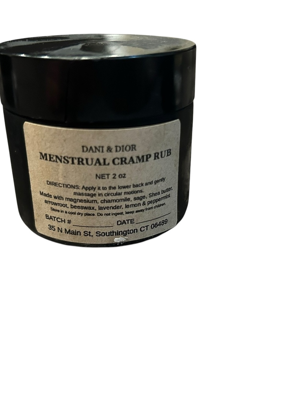 Dani & Dior Menstrual Cramp Rub